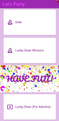 Android application Medicare Staff Party screenshort