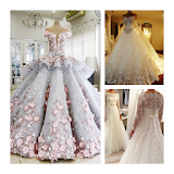 new style bridal dresses icon