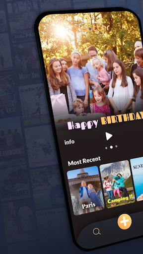 Android application chaptter - your life's history screenshort