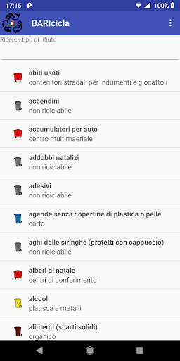 Android application BARIcicla screenshort