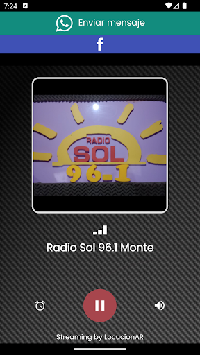 Android application Radio Sol 96.1 Monte screenshort