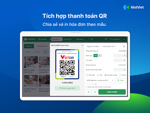 KiotViet Salon POS screenshot 8