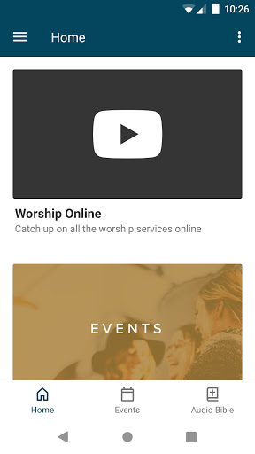 Android application First United Methodist Alvin screenshort