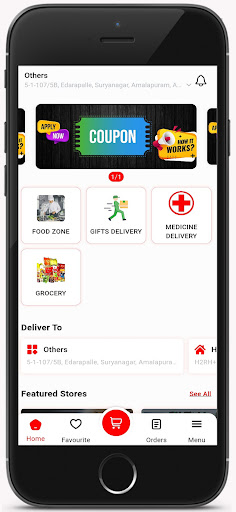 Android application Mr.Foodies-food delivery screenshort