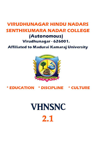 Android application VHNSN College - Virudhunagar screenshort