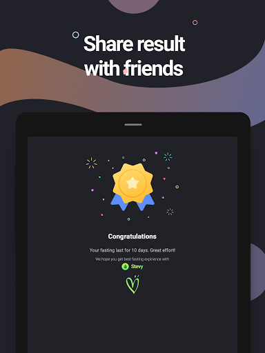 Screenshot of Stevy AI: Easy Fasting Tracker