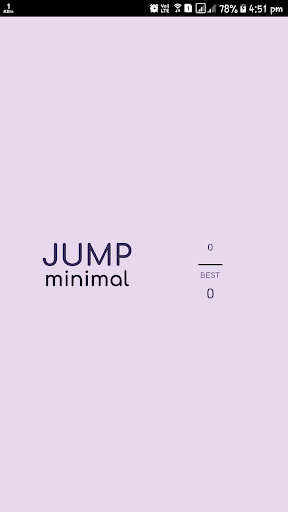 Android application Jump Minimal Game screenshort