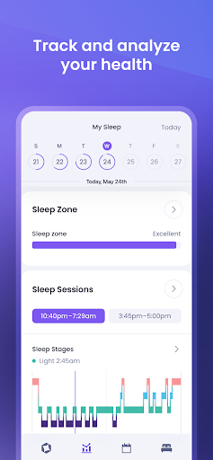 Screenshot of sleepme: Path To Better Sleep