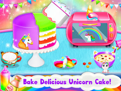 Captura de Pantalla 11 Juegos de pastel de unicornio android