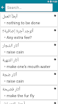 screenshot of Arabic - English