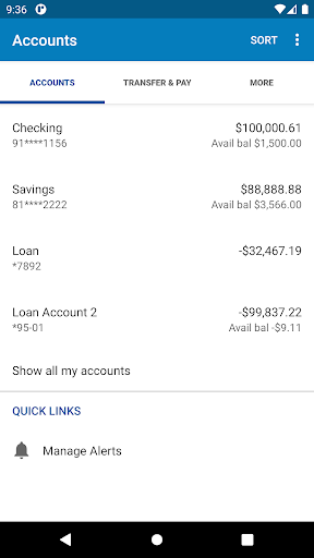 Sherwin Williams Credit Union Screen 3