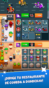 Screenshot 1 Idle Food Delivery Tycoon android