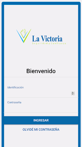 Android application La Victoria. Seguridad y Confi screenshort