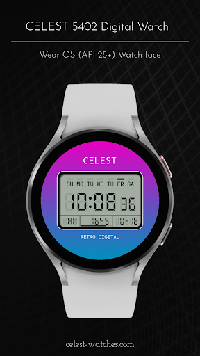 CELEST5402 Retro Digital Watch Screen 2