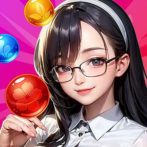 Sexy bubble girls: puzzle shot logo