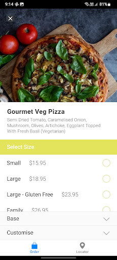 Gulfview Pizza Screen 3