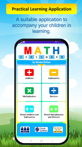 Android application Math Crossword Puzzles screenshort
