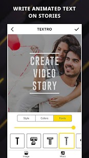 Textro: Animiertes Textvideo Screenshot