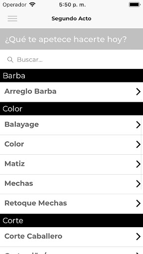 Segundo Acto Peluqueros Screen 2