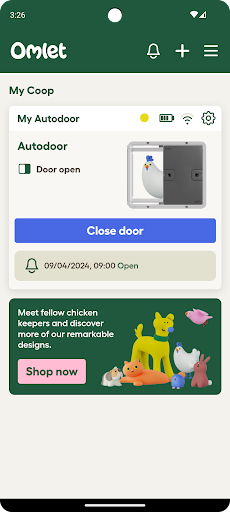 Android application Omlet screenshort