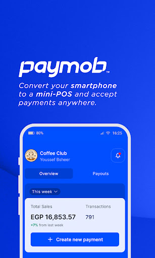 Android application Paymob screenshort