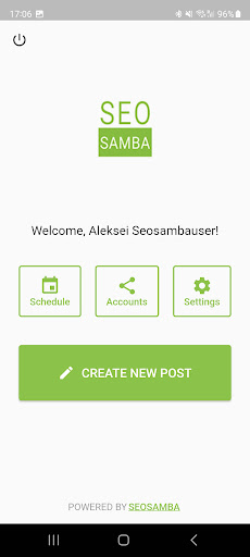 Social Media Scheduler App Screen 2