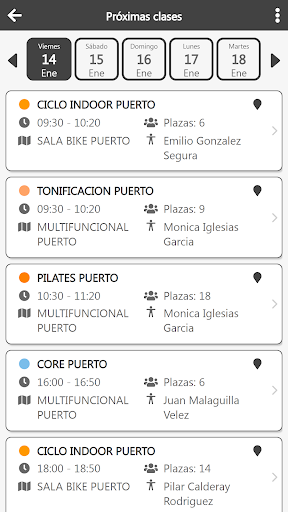 Fusion Sport Centers Screen 3