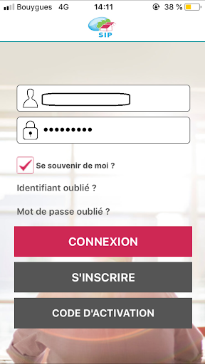 Android application SIPrès2vous screenshort