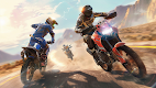 screenshot of Highway Bike Attack Race Game