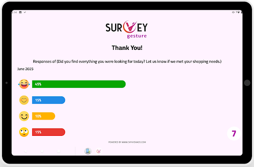 Survey Gesture - Feedback app