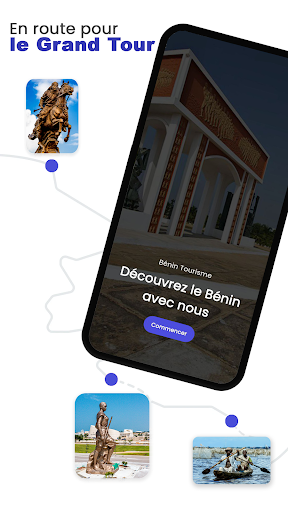 Android application Bénin Tourisme screenshort