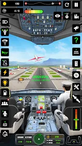 フライト パイロット シミュレーター 飛行機 ゲーム 3D