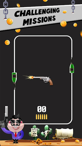 Android application Bottle Shooting VS Gun screenshort