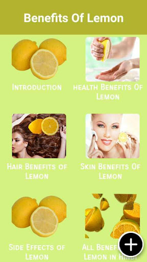 Health Benefits Of Lemon