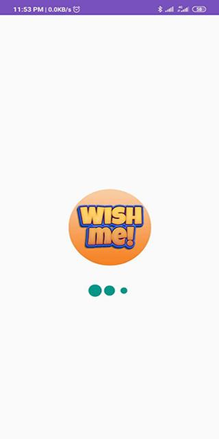 Android application WishMe - Social Share app screenshot