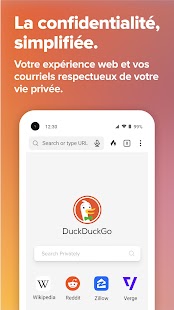 DuckDuckGo Private Browser Capture d'écran