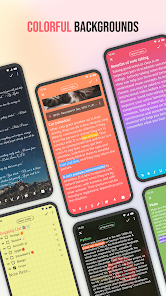 Captura de Pantalla 1 Notes : Color Folders & Lists android