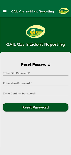 GAIL Gas Incident Reporting Screen 3