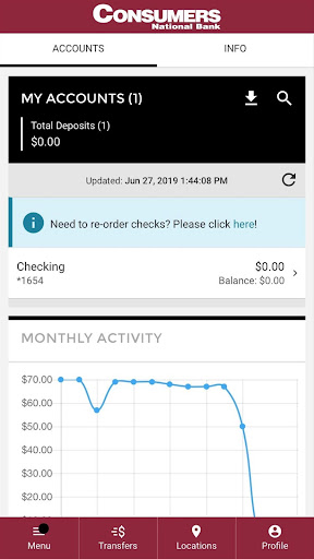 Consumers Mobile Connect Screen 2