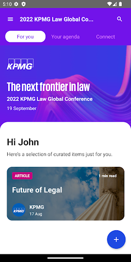 KPMG Global Events Screen 2