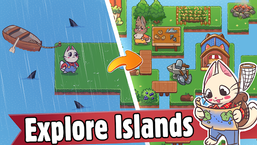 Android application Meows Cat Island Farm screenshort