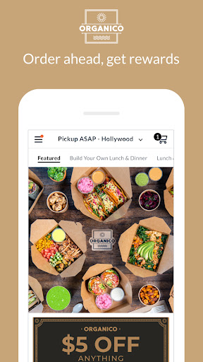 Android application ORGANICO+ screenshort