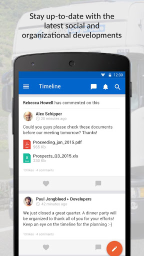 Android application Ewals Companion screenshort