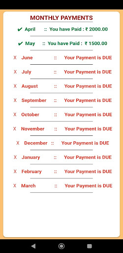 Staff Welfare Fund Screen 2