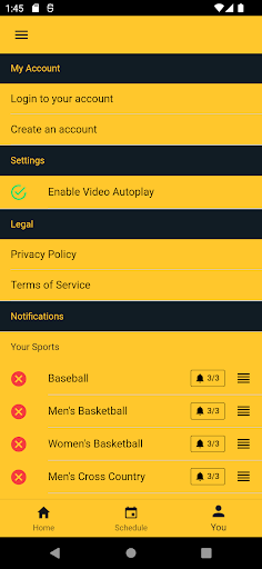 DePauw University Tigers Screen 2