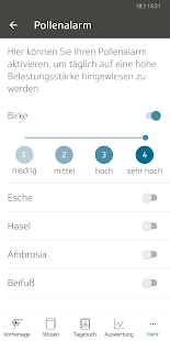 Husteblume - die Allergie-App der Techniker Screenshot