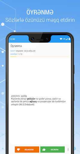 Antonimlər lüğəti Screen 2