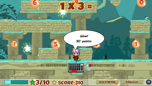 Add and Multiply, Math Tower 2 Screen 3