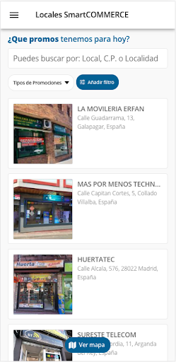 Android application Smart COMMERCE screenshort