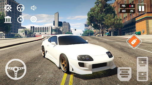 Android application Supra Car Driving Simulator GT screenshort